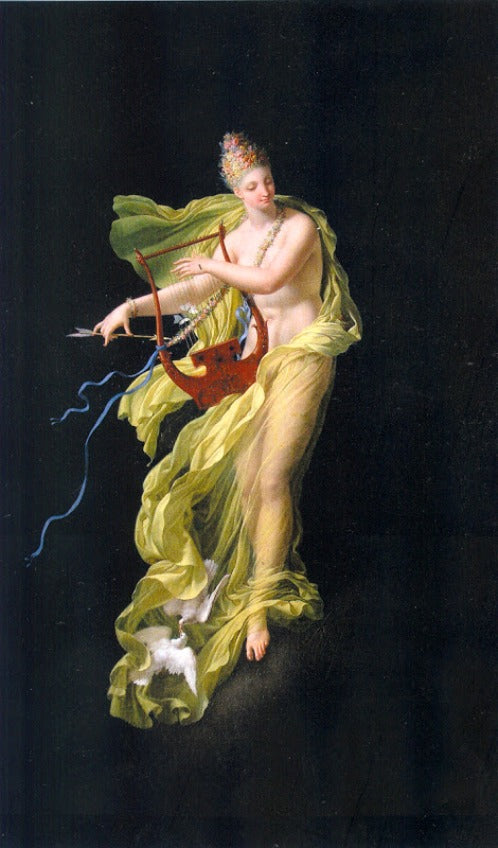 Four Seasons 01, Spring, vintage artwork by Anne-Louis Girodet de Roussy-Trioson, 12x8" (A4) Poster