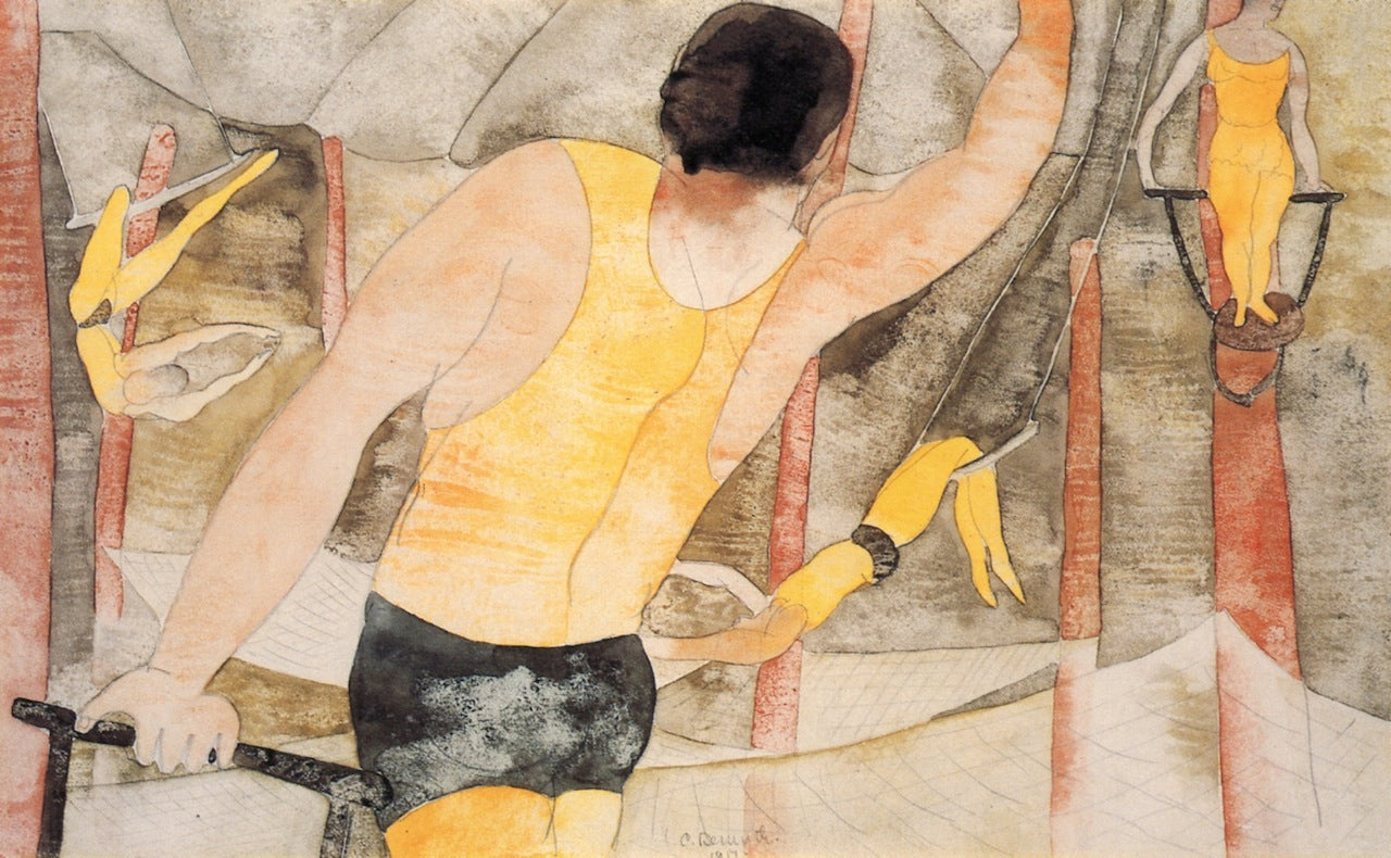 Circus, vintage artwork by Charles Demuth, 12x8" (A4) Poster