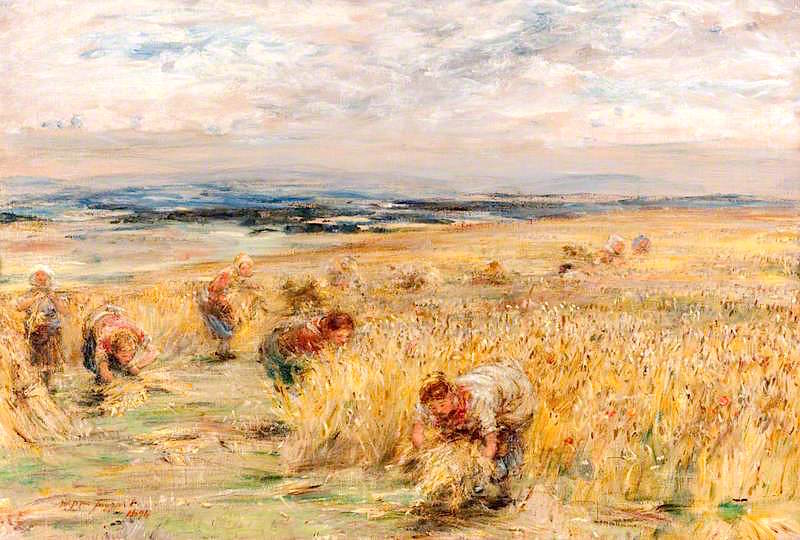 Golden Grain, vintage artwork by William McTaggart, R.S.A., R.S.W., 12x8" (A4) Poster