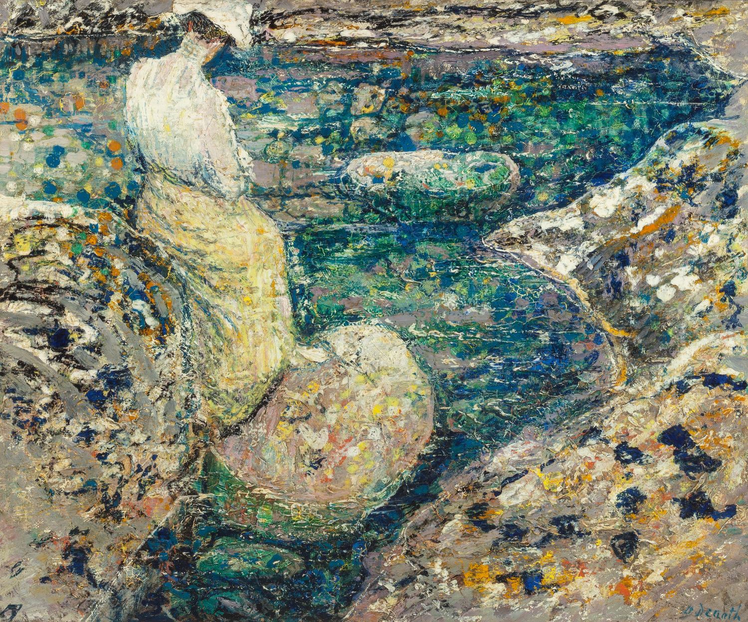 The Sheltered Pool by Henry Golden Dearth,A3(16x12")Poster