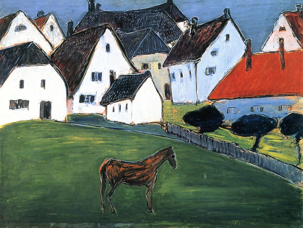 Small Horse by Marianne von Werefkin,A3(16x12")Poster