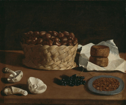 Kitchen Still-life, vintage artwork by Paolo Antonio Barbieri, 12x8" (A4) Poster
