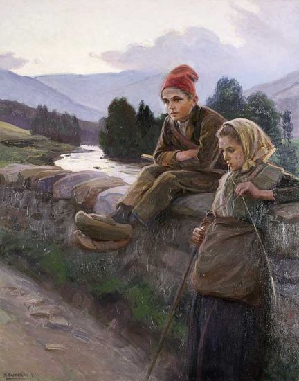 En el campo by Dionisio Baixeras-Verdaguer,A3(16x12")Poster