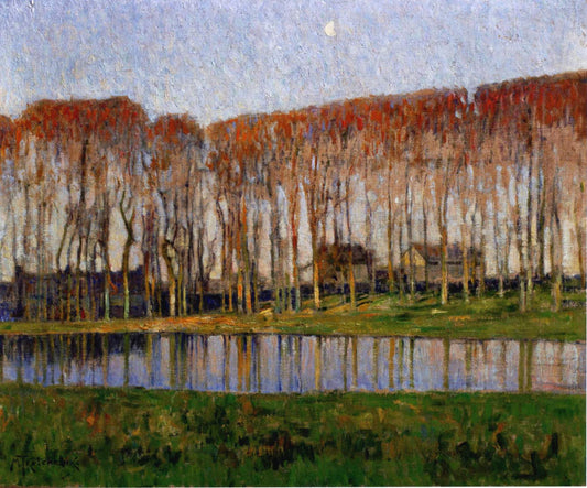 Ukrainian Landscape, vintage artwork by Mikhail Tkachenko, 12x8" (A4) Poster