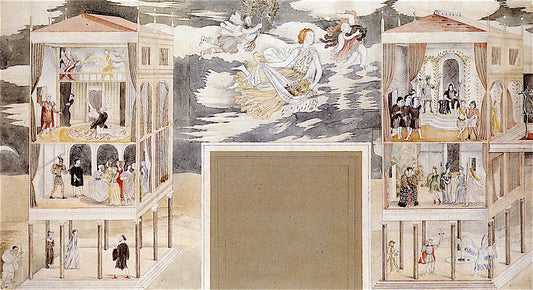 Study for Morley College Mural by Eric Ravilious,16x12(A3) Poster