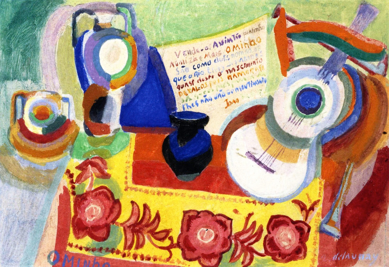 Portugese Still Life by Robert Delaunay,16x12(A3) Poster