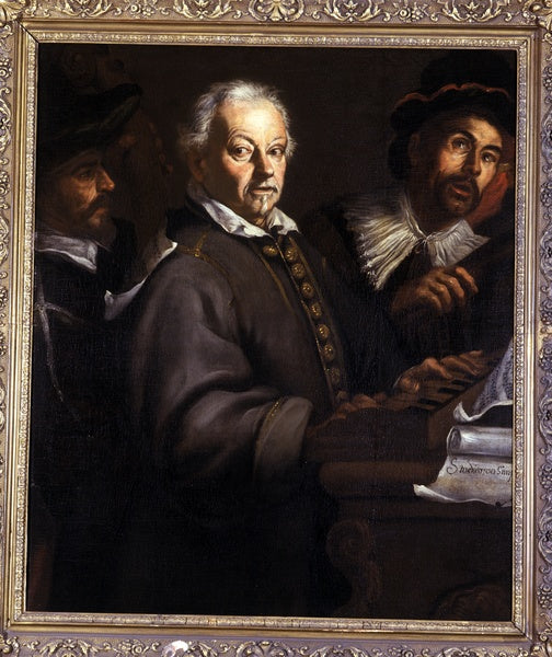 Konzert, vintage artwork by Dirck Hals, 12x8" (A4) Poster