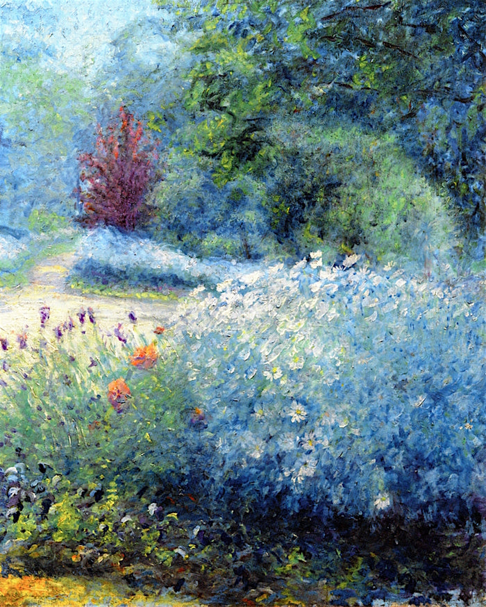 Giverny, the Garden by Blanche Hoschede-Monet,A3(16x12