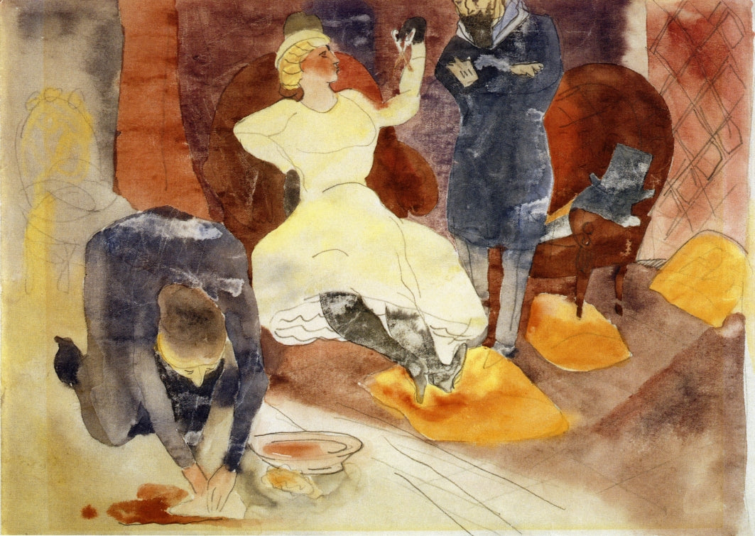 Illustration No. 8 for Zola's Nana by Charles Demuth,16x12(A3) Poster