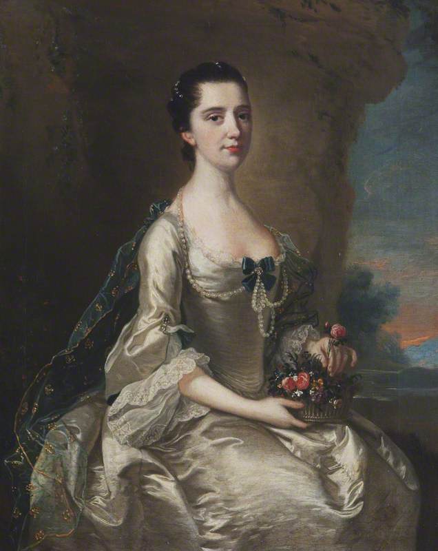 Dorothy Cust, vintage artwork by Attributed to Thomas Hudson, 12x8" (A4) Poster