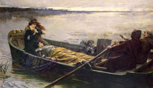 Seeking Sanctuary, vintage artwork by George Sheridan Knowles, 12x8" (A4) Poster
