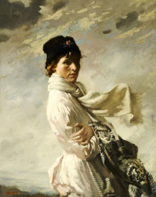 In Dublin Bay, vintage artwork by Sir William Orpen, R.A., R.H.A., 12x8" (A4) Poster