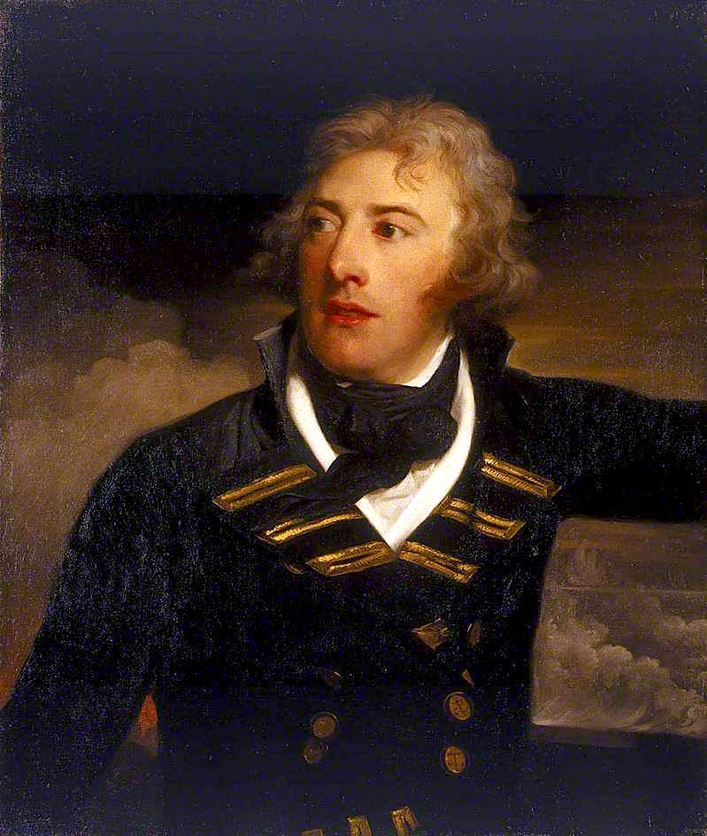 Captain Joseph Sydney Yorke, vintage artwork by Henri-Pierre Danloux, 12x8" (A4) Poster