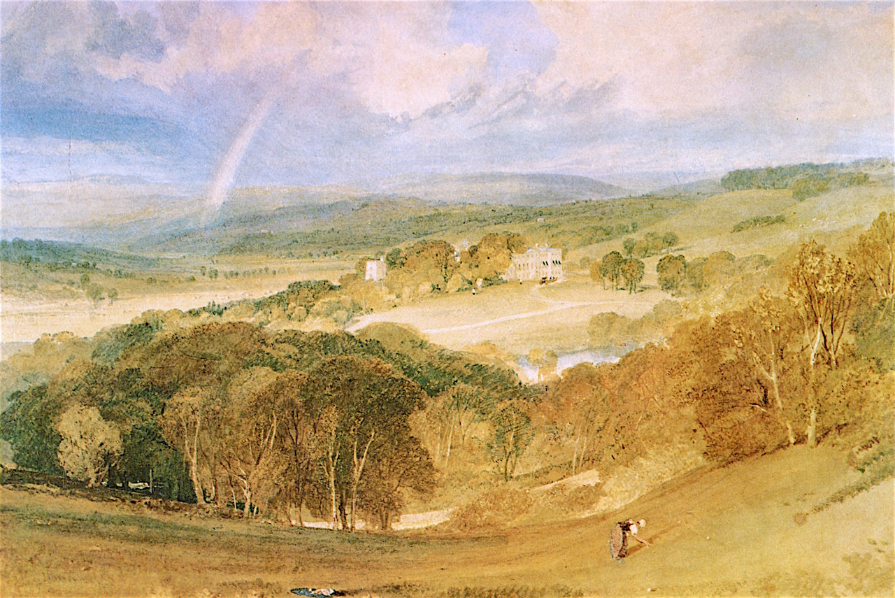 Ashburnham, vintage artwork by Joseph Mallord William Turner, 12x8" (A4) Poster