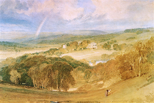 Ashburnham, vintage artwork by Joseph Mallord William Turner, 12x8" (A4) Poster