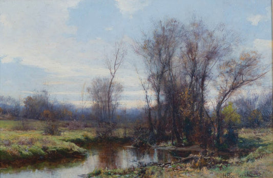 On the Meadow, vintage artwork by Hugh Bolton Jones, 12x8" (A4) Poster