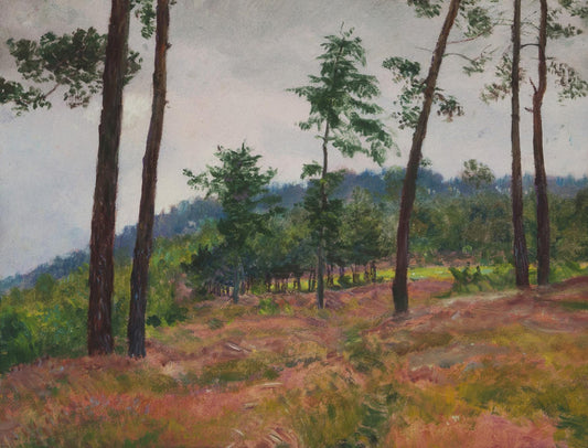 On the Edge of a Forest, vintage artwork by František Kaván, 12x8" (A4) Poster