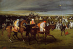 At the Races: the Start, vintage artwork by Edgar Degas, 12x8" (A4) Poster