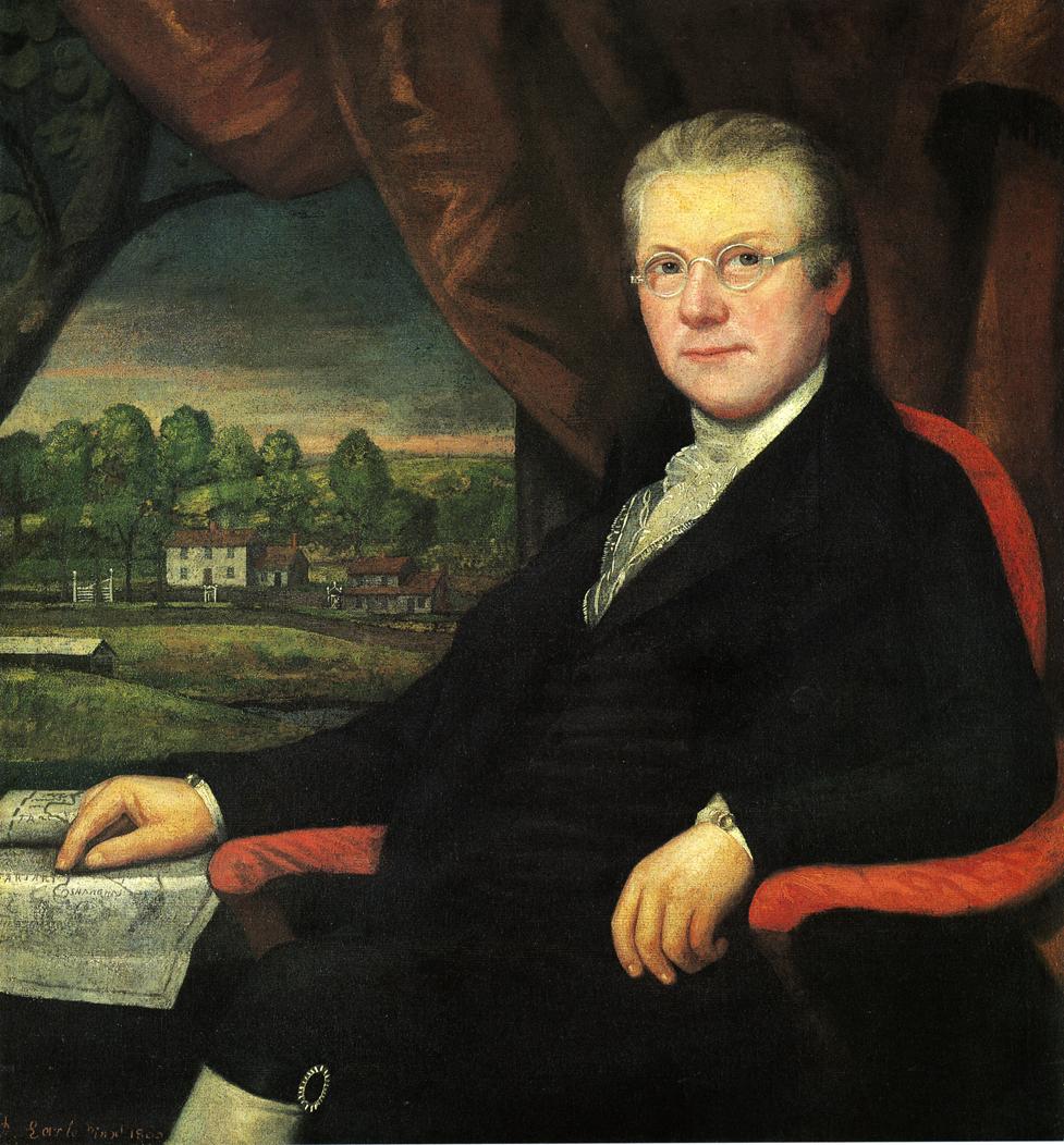Thomas Earle, vintage artwork by Ralph Earl, 12x8" (A4) Poster