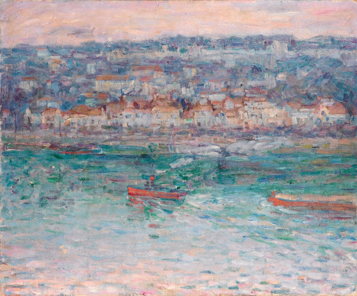 Remorqueur sur la Seine by John Peter Russell,A3(16x12