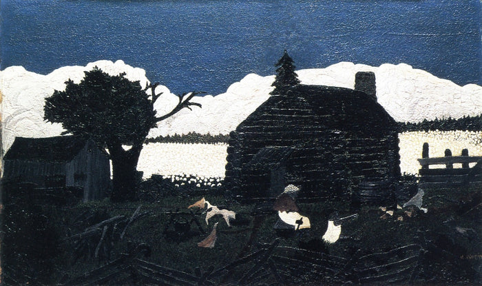 Cabin in the Cotton I by Horace Pippin,16x12(A3) Poster