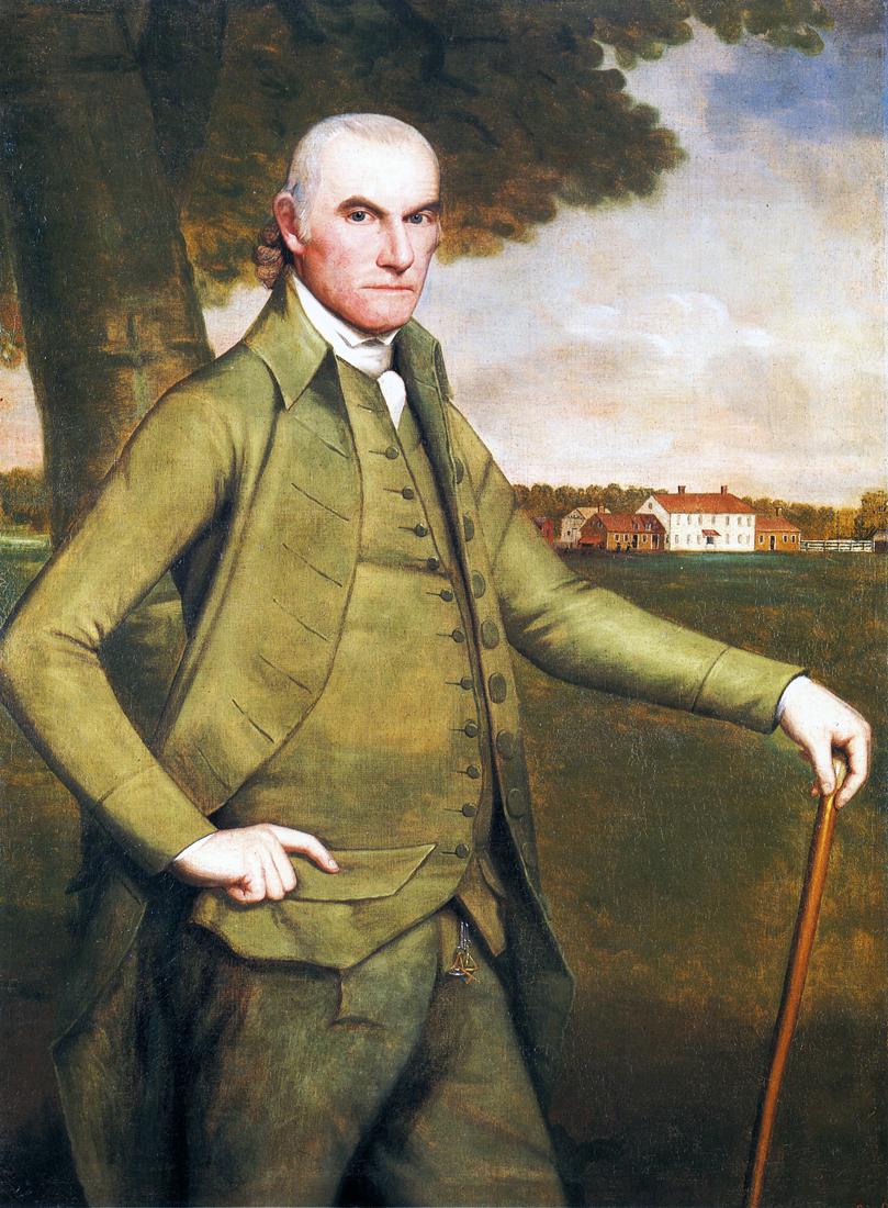 Colonel William Floyd, vintage artwork by Ralph Earl, 12x8" (A4) Poster