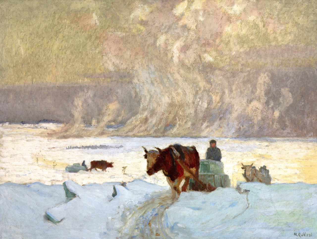 The Ice Harvest by Maurice Cullen,A3(16x12")Poster