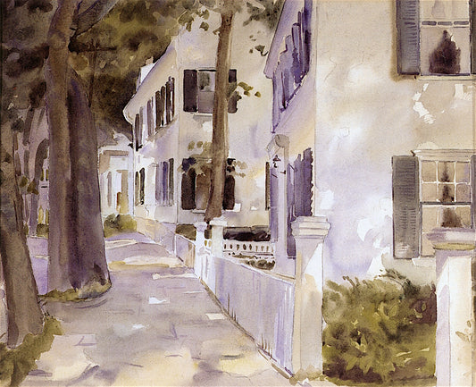 Main Street, Nantucket by Lucy May Stanton,16x12(A3) Poster