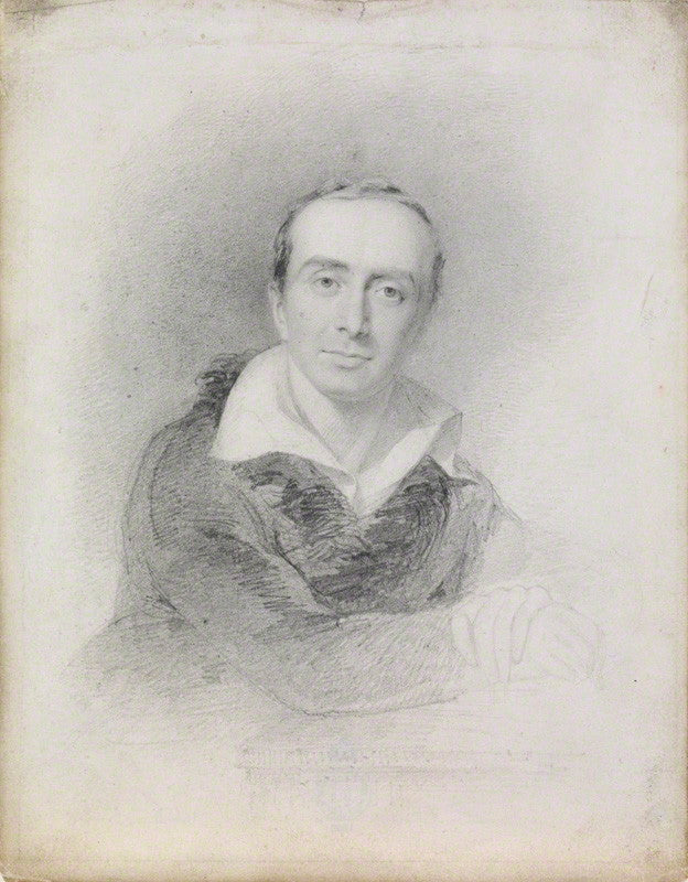 Sir Charles Lock Eastlake, vintage artwork by John Partridge, 12x8" (A4) Poster