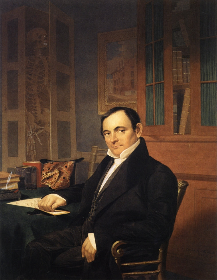 A Philadelphia Physician, vintage artwork by John Rubens Smith, 12x8" (A4) Poster