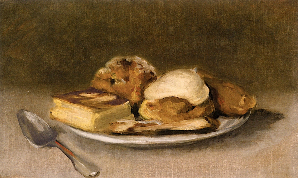 Dessert, vintage artwork by Eva Gonzales, 12x8" (A4) Poster