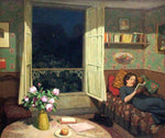 Vilma Reading on a Sofa by Tavik Frantisek Simon,16x12(A3) Poster