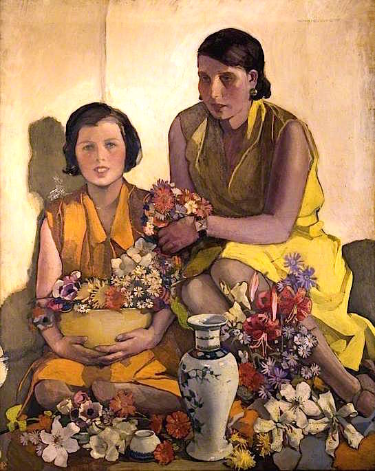 Salopian Cup and Chinese Vase by Norah Neilson Gray,16x12(A3) Poster