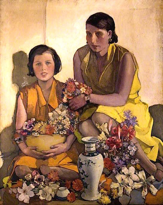 Salopian Cup and Chinese Vase by Norah Neilson Gray,16x12(A3) Poster