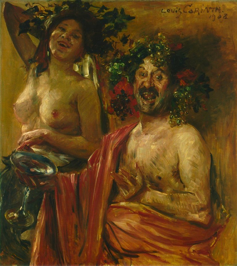 Bacchantenpaar by Lovis Corinth,A3(16x12")Poster