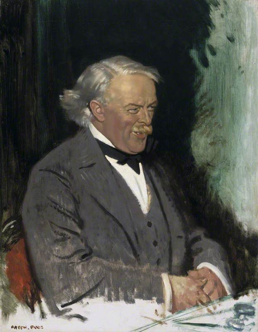  Lloyd George (1863-1945) by Sir William Orpen, R.A., R.H.A.,16x12(A3) Poster