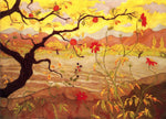 Apple Tree with Red Fruit, vintage artwork by Paul Ranson, 12x8" (A4) Poster