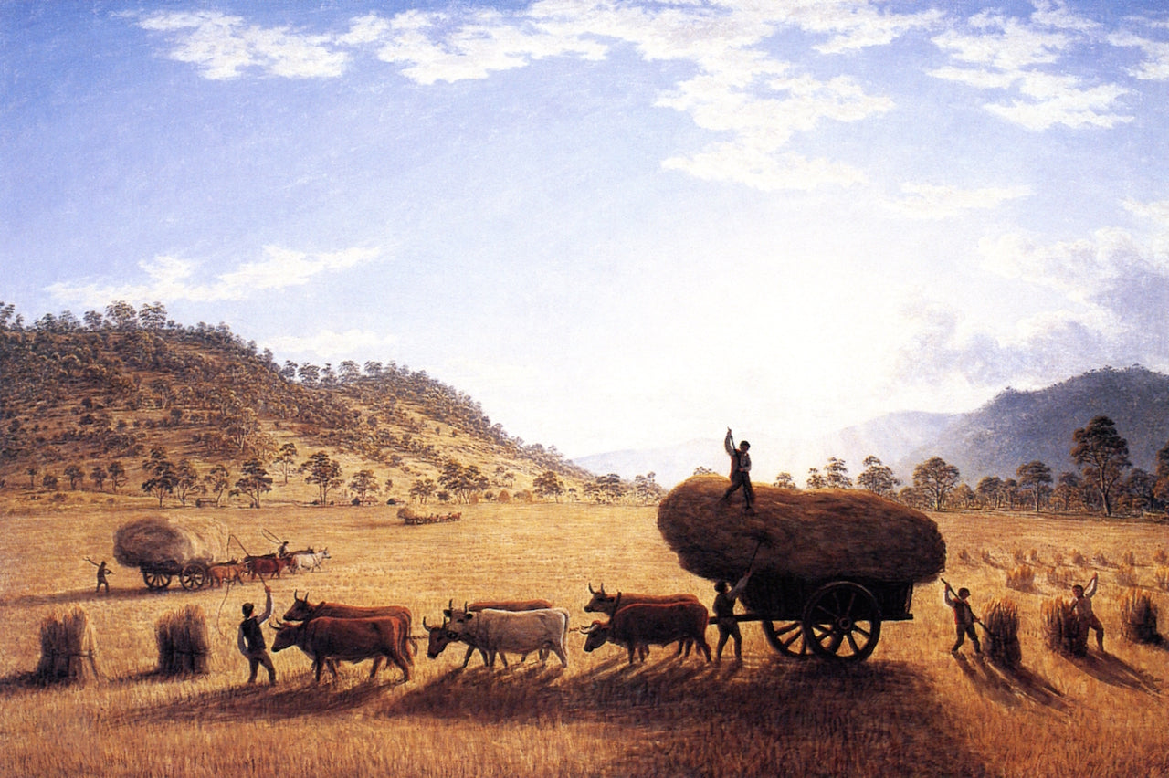 My Harvest Home, vintage artwork by John Glover, 12x8" (A4) Poster