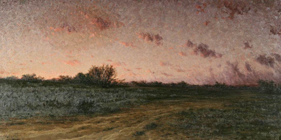 Atardecer, vintage artwork by Modesto Urgell i Inglada, 12x8" (A4) Poster