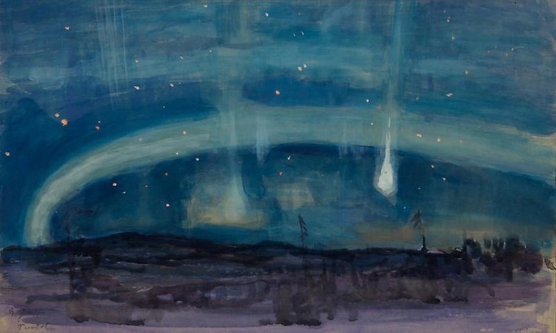 Shooting Star in Lapland by Eero Jarnefelt,A3(16x12")Poster