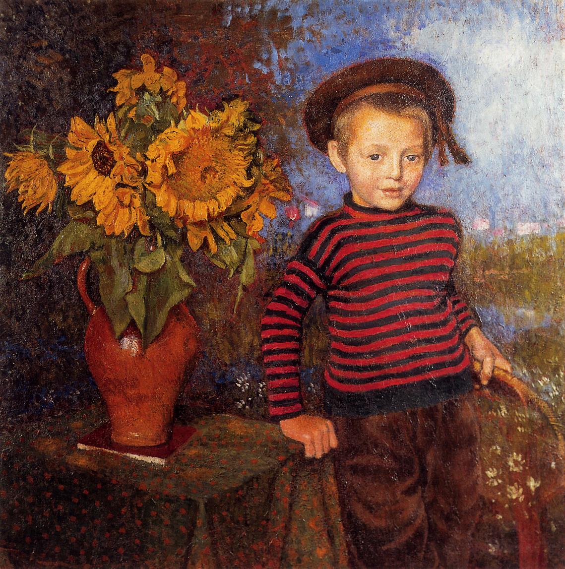 Little Pierre, vintage artwork by Georges Lemmen, 12x8" (A4) Poster