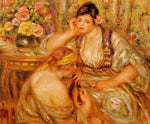 The Agreement, vintage artwork by Pierre Auguste Renoir, 12x8" (A4) Poster