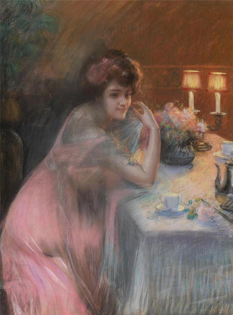 After Dinner by Delphin Enjolras,A3(16x12")Poster
