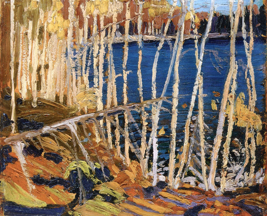 Blue Lake: Sketch for  by Tom Thomson,16x12(A3) Poster