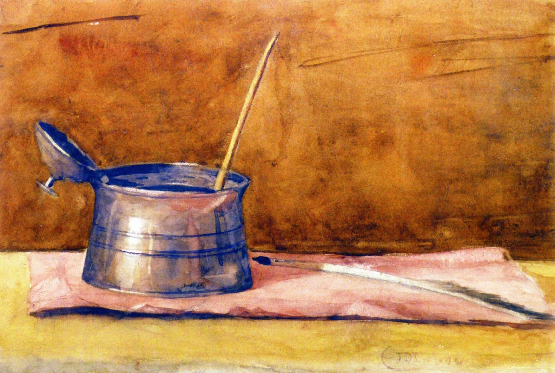 Inkwells and Pens by James Dickson Innes,16x12(A3) Poster