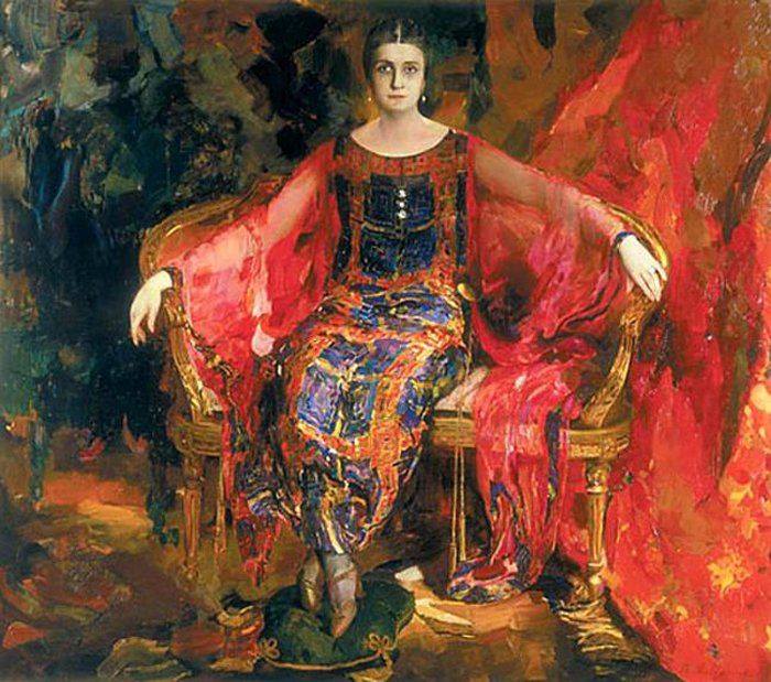 Ballerina Aleksandra Balashova by Filipp Andreevich Maliavin,A3(16x12")Poster