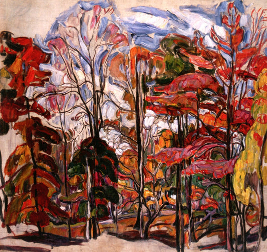 Autumn, Crotona Park, Bronx by Abraham A. Manievich,16x12(A3) Poster