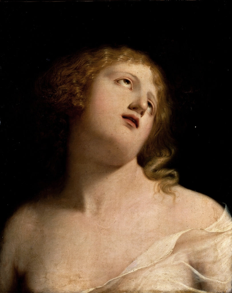 Head of Ariadne, vintage artwork by Gaspare Landi, 12x8" (A4) Poster