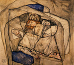 Conversion, vintage artwork by Egon Schiele, 12x8" (A4) Poster
