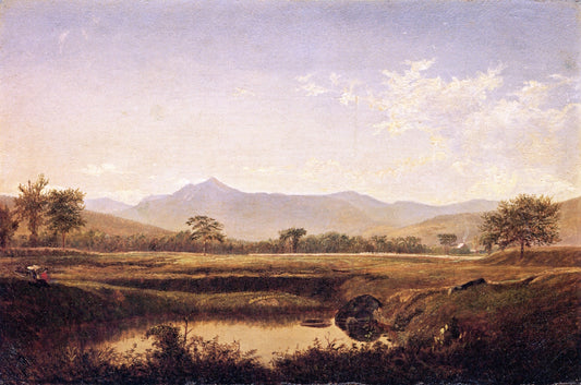 Moat Mountain, Intervale, New Hampshire, vintage artwork by Francis Seth Frost, 12x8" (A4) Poster